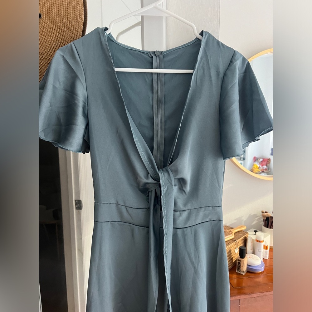 Mini princess light blue dress size S - Picture 2 of 2
